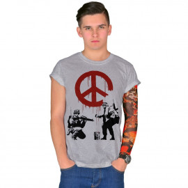 Футболка Fanbolka Бенксі Знак Миру
