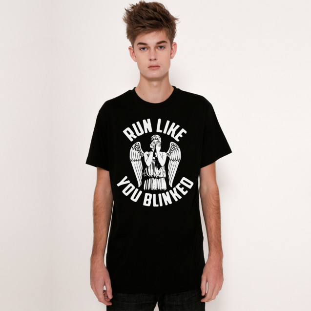 Футболка Доктор Хто "Біжи від Ангела"