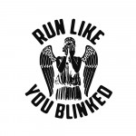 Футболка Доктор Хто "Біжи від Ангела"