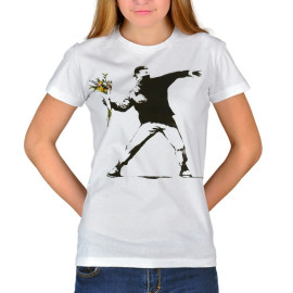 Футболка Fanbolka Бенксі Метатель Квітів