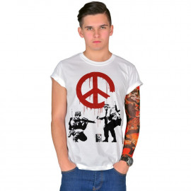 Футболка Fanbolka Бенксі Знак Миру