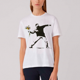 Футболка Fanbolka Бенксі Метатель Квітів