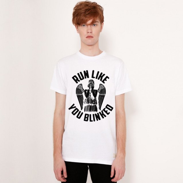 Футболка Доктор Хто "Біжи від Ангела"